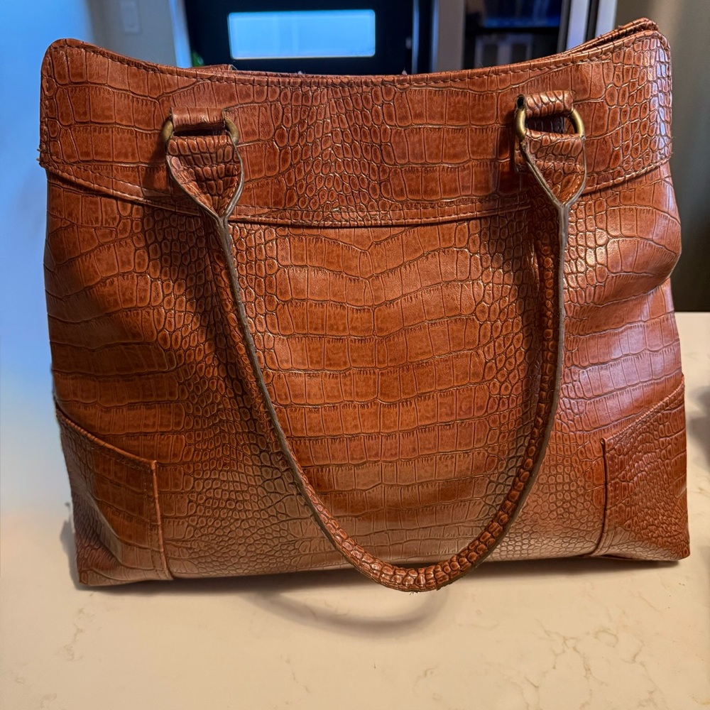 5 for $25! Emilie m. Embossed Manufactured Leather Bag - Picture 6 of 16